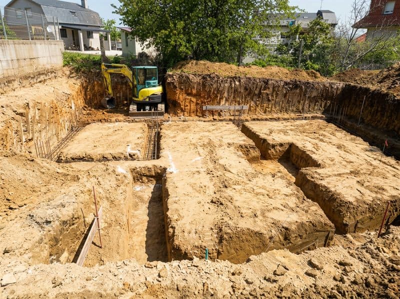 Cimentación y nivelación de un terreno en Gondomar