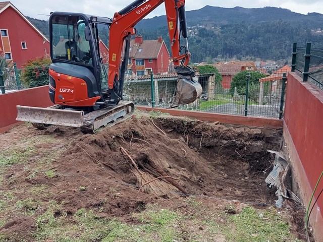 Resolvemos la adecuación de acceso y excavación de piscina en fincas estrechas de Mos
